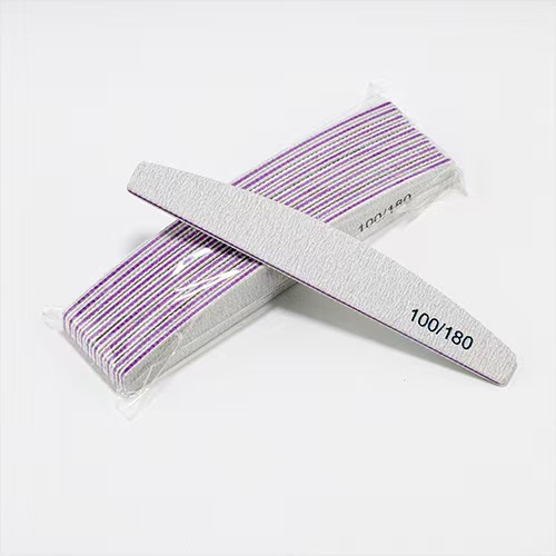 Nail File Titanium - 10Pcs/Lot 80/100/150/180/240 Grit Limas Trimmer Lime