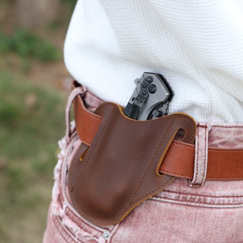 Leather EDC Tool Pouch Outdoor - đánh giá và giá Edc Deep Carry