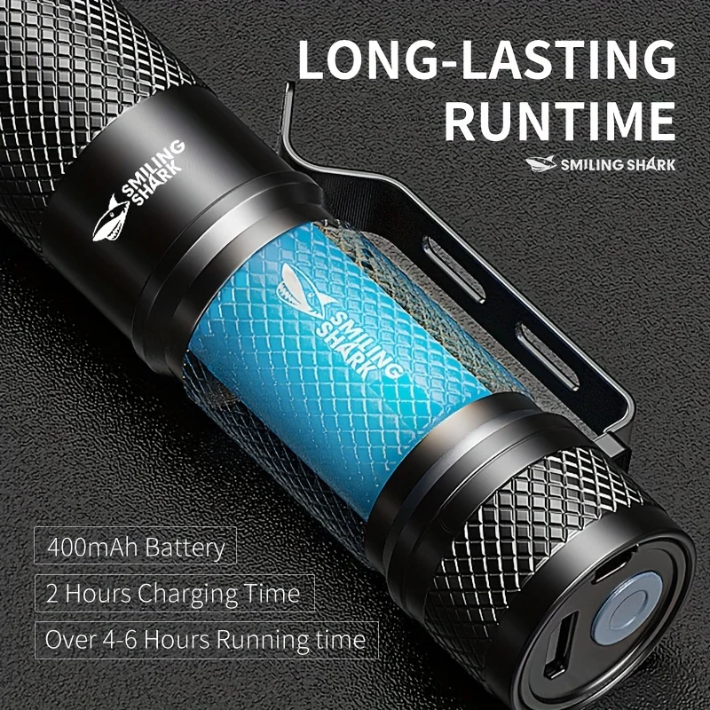 SMILING SHARK Ultra‑Powerful M - đánh giá và giá Edc Carry Flashlight