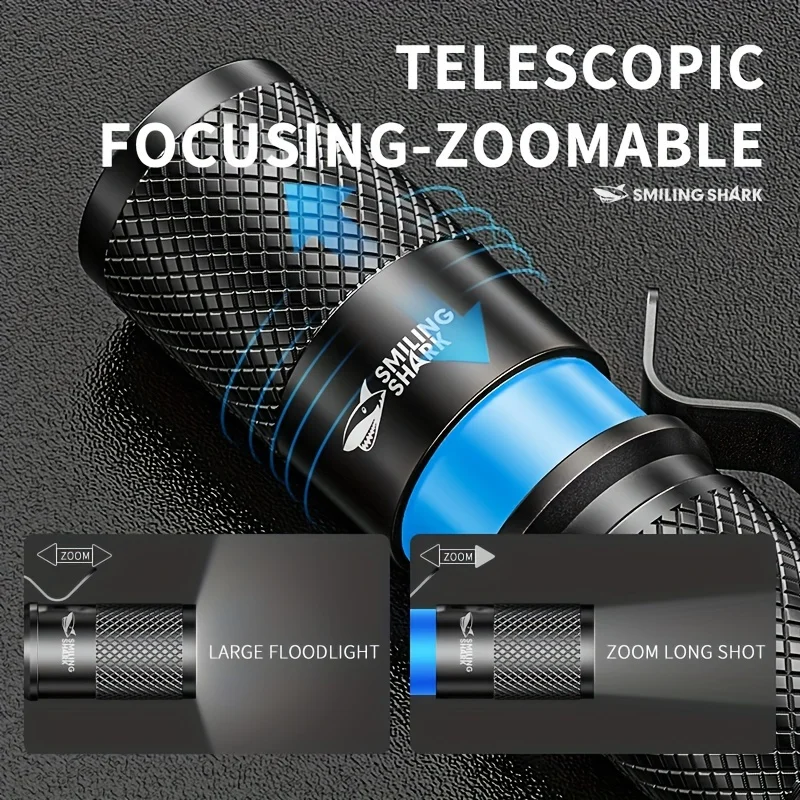 SMILING SHARK Ultra‑Powerful M - đánh giá và giá Edc Carry Flashlight