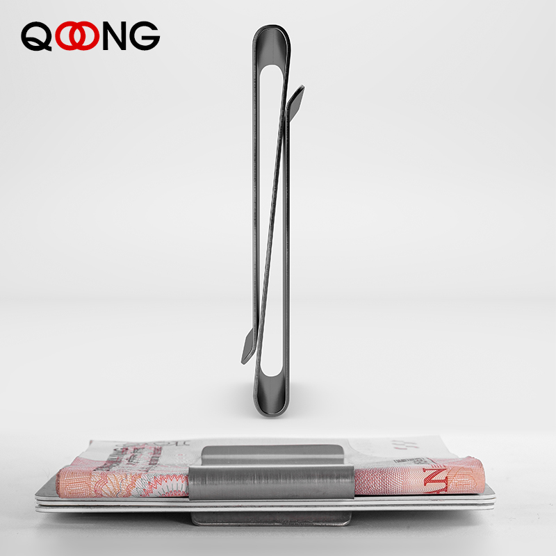 QOONG Thép Không Gỉ Mỏng 2 Mặt - đánh giá và giá Money Clip Magnetic