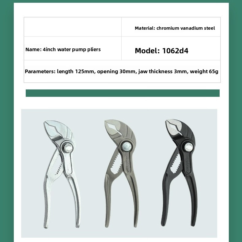 Compact 4 Inch Micro Water Pum - đánh giá và giá Edc Carry Pliers