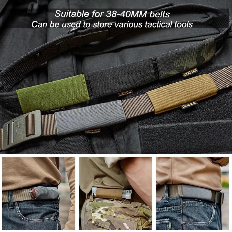 2pcs Belt Sleeve Elastic Loop  - đánh giá và giá Edc Carry Flashlight