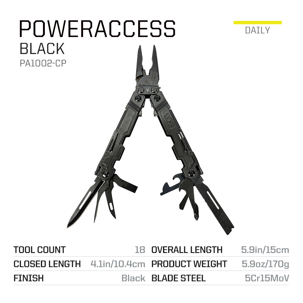 SOG PowerAccess 18 in 1 Pocket - đánh giá và giá Edc Carry Pliers