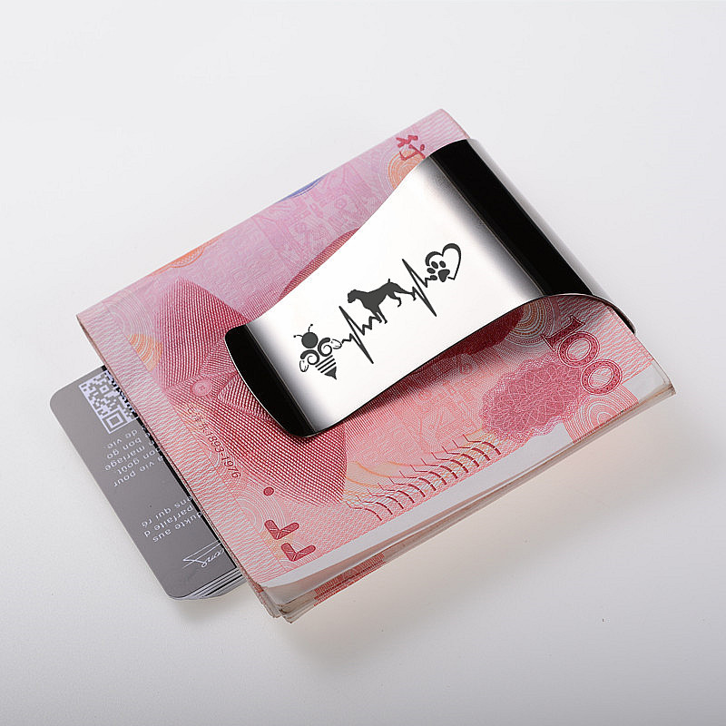 Qoong Tùy Chỉnh Chữ Cơm 3 Màu  - đánh giá và giá Money Clip Magnetic