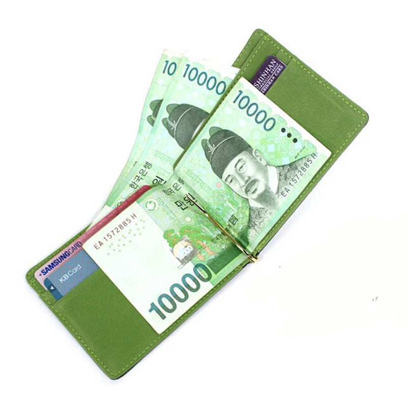 Slim nam da kẹp tiền Ví Nữ Ví  - đánh giá và giá Money Clip Magnetic