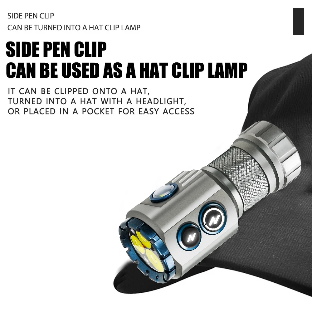 Powerful 2000LM EDC Flashlight - đánh giá và giá Edc Carry Flashlight