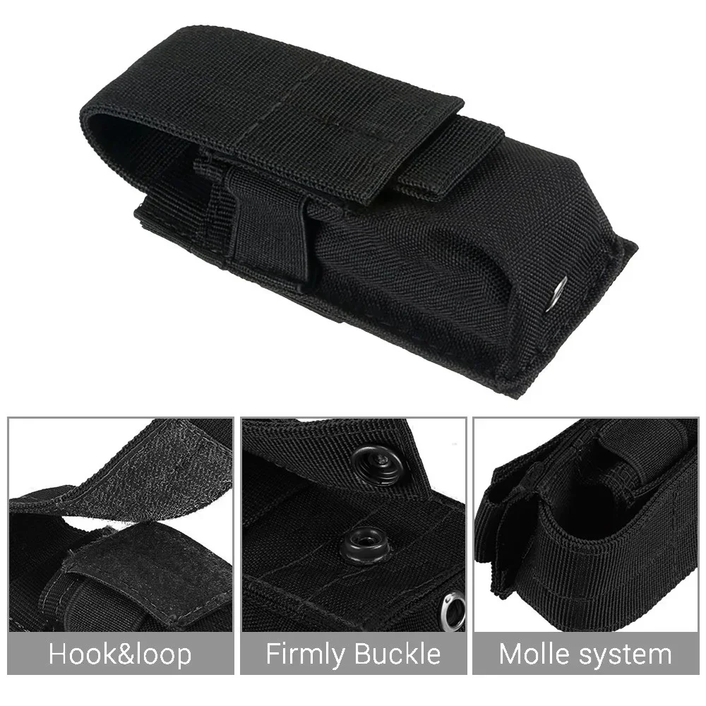 Tactical Molle Flashlight Pouc - đánh giá và giá Edc Carry Flashlight