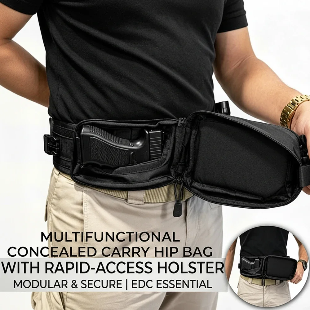 Concealed Carry Fanny Pack wit - đánh giá và giá Edc Concealed Carry Fanny Pack