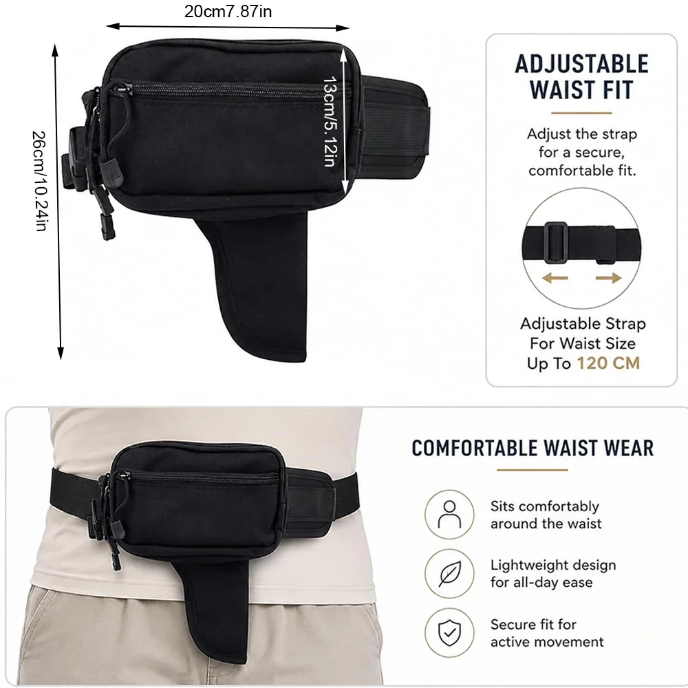 Concealed Carry Fanny Pack wit - đánh giá và giá Edc Concealed Carry Fanny Pack