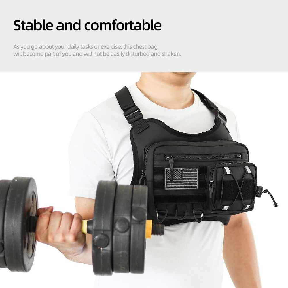 Men Women Tactical Chest Bag L - đánh giá và giá Edc Carry Bag For Men
