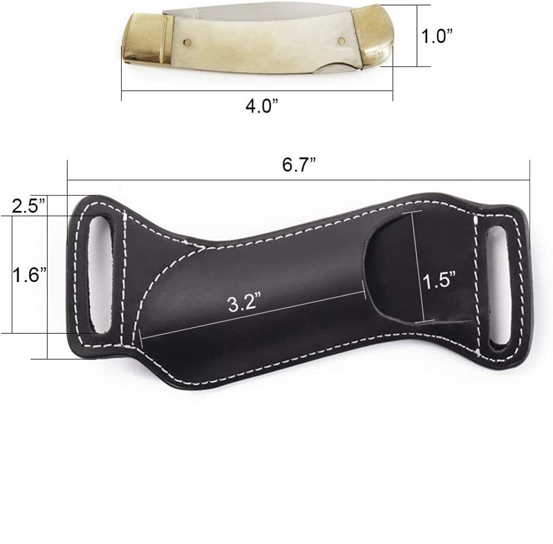 Outdoor Waist-Mounted Genuine  - đánh giá và giá Edc Carry Belt Leather