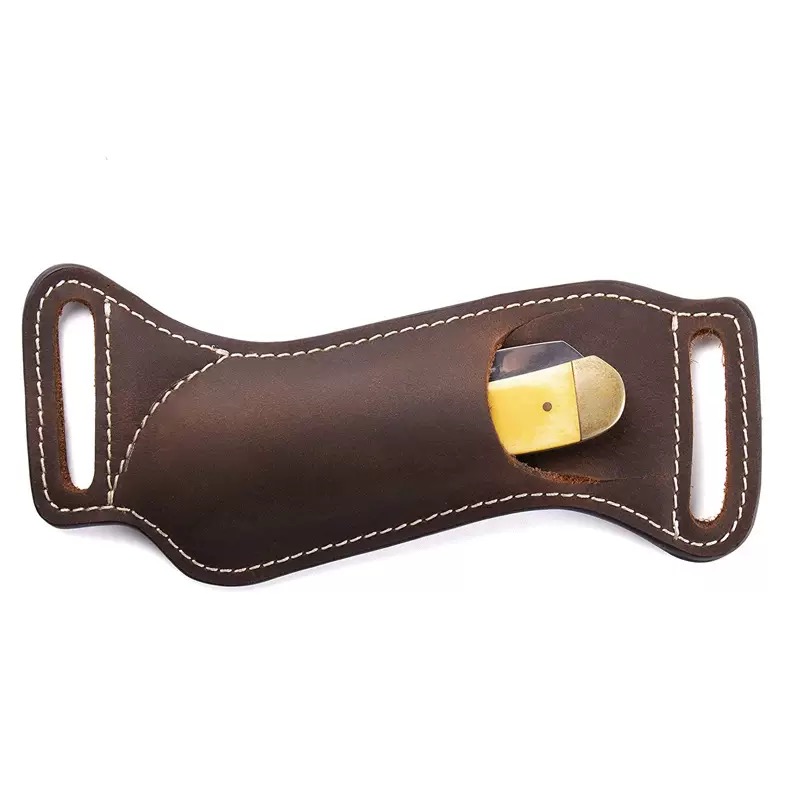 Outdoor Waist-Mounted Genuine  - đánh giá và giá Edc Carry Belt Leather
