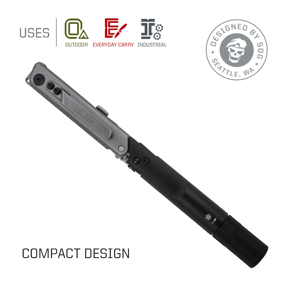 SOG BATON Q2 4 in 1 Multi-Tool - đánh giá và giá Edc Carry Flashlight