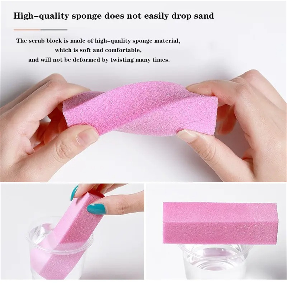 10Pcs Sponge Buffer Block Set  - đánh giá và giá Nail File Titanium