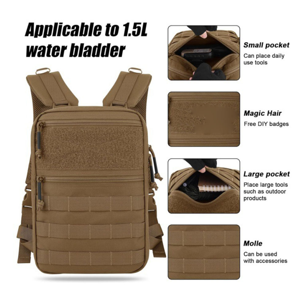 Tactical MOLLE Backpack Waterp - đánh giá và giá Edc Deep Carry